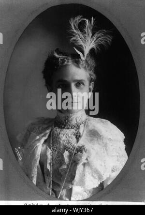 Ida (Saxton) McKinley, 1847-1907 Stockfoto