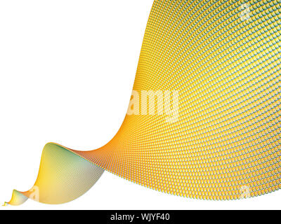 Serie pure Geometrie. Hintergrund der isolierten Spirale Elemente für Ihr Design muss zum Thema Wirtschaft, Wissenschaft und Technologie Stockfoto