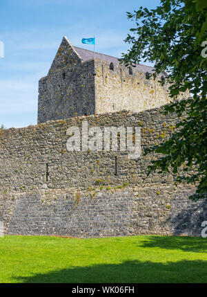 Athenry Castle ist ein Tower house und National Monument in Athenry befindet sich in der Grafschaft Galway, Irland. Die original beibehalten wurde 1235/40 errichtet. Stockfoto
