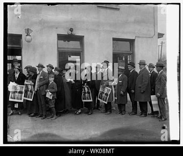 In Linie in Clarendon, Va., 11/4/24 Abstimmung Stockfoto