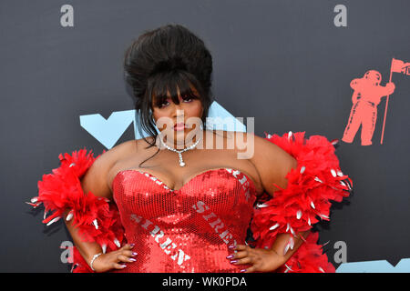 Lizzo besucht die 2019 MTV Video Music Awards im Prudential Center am 26. August 2019 in Newark, New Jersey. Stockfoto