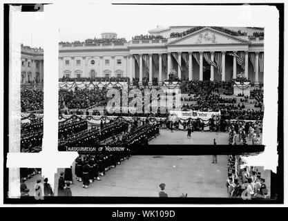 Einweihung, 1913; Wilson Eid unter Stockfoto