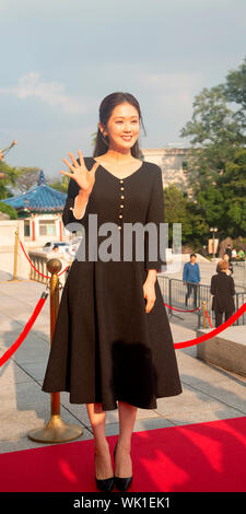 Na-Ra Jang, 28. August 2019: Koreanische Sängerin und Schauspielerin Na-Ra Jang auf der Seoul International Drama Awards 2019 in Seoul, Südkorea. Quelle: Lee Jae-Won/LBA/Alamy leben Nachrichten Stockfoto