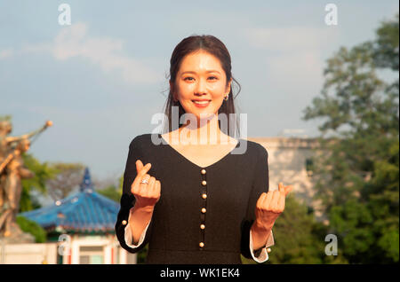 Na-Ra Jang, 28. August 2019: Koreanische Sängerin und Schauspielerin Na-Ra Jang auf der Seoul International Drama Awards 2019 in Seoul, Südkorea. (Foto von Lee Jae-Won/LBA) (Südkorea) Stockfoto