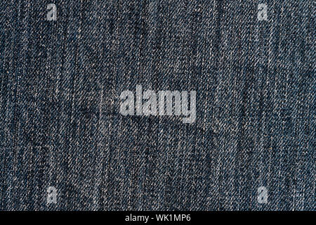 Blue demin Stoff Textur Hintergrund. Stockfoto