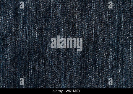Blue demin Stoff Textur Hintergrund. Stockfoto