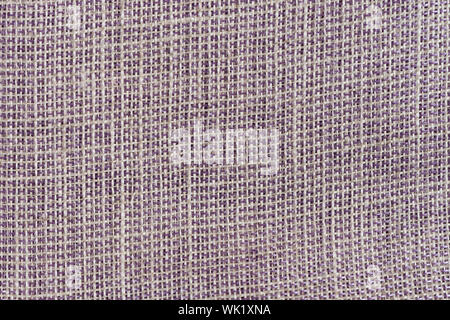 Gestreifte zerknittert violetten Tuch Material fragment Stockfoto
