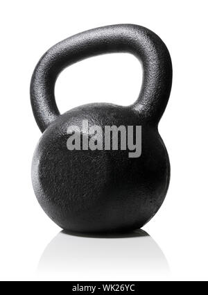 Rauen und harten schweren Kettlebell Gusseisen hergestellt. Stockfoto