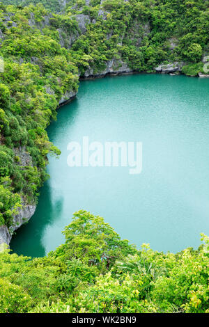 Die Lagune genannt "Talay Nai' im Moo Koh Ang Tong National Park Stockfoto