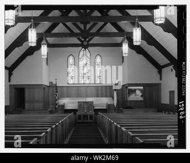 Innenraum der Kirche des Nazareners in Glendale unsere Jordanien Malerei Kalifornien angezeigt Stockfoto