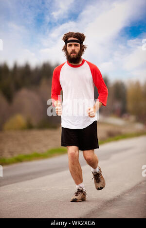 Müde Jogger Stockfoto