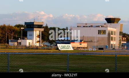 Langley Regional Airport British Columbia Kanada Stockfoto