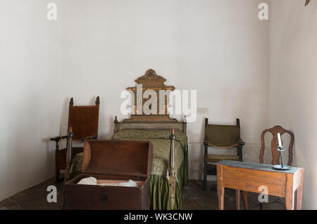 Innenansicht der spanische Gouverneur Palace in San Antonio, Texas Stockfoto