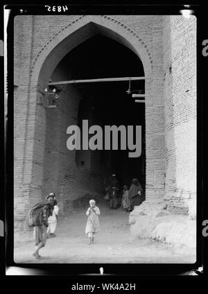 Irak. Arbela. (Erbil). Zentrum von Ishtar Kult in assyrischer Zeit, 2200 v. Chr. Main City Gate Stockfoto