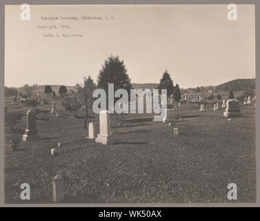 Irondale Friedhof, Millerton, N.Y. Stockfoto
