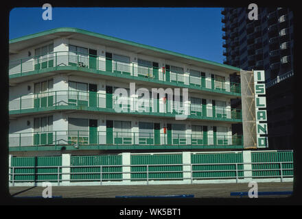 Insel Motel, Atlantic City, New Jersey Stockfoto