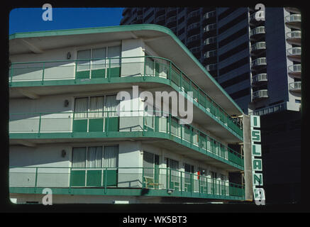 Insel Motel, Atlantic City, New Jersey Stockfoto