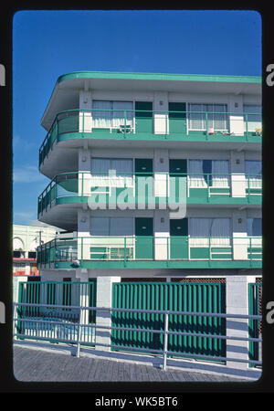 Insel Motel, Atlantic City, New Jersey Stockfoto