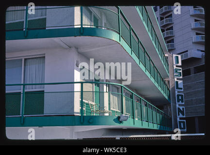 Insel Motel, Atlantic City, New Jersey Stockfoto