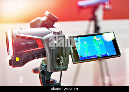 Professionelle mess Wärmebildkamera Stockfoto