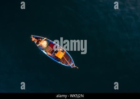 Luftaufnahme der Strand bei Eo Gio, Nhon Ly, Quy Nhon, Binh Dinh, Vietnam. Stockfoto