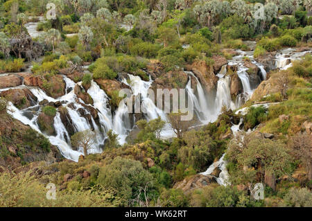 Epupa Wasserfall, Namibia Stockfoto