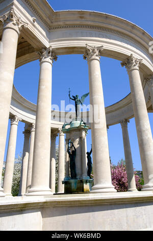 Welsh National War Memorial Alexandra Gardens Cathays Park Cardiff Wales Stockfoto