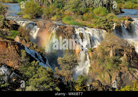 Epupa Wasserfall, Namibia Stockfoto