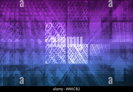 Binär-Code Hintergrund als ein Kunst-Konzept Stockfoto