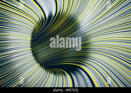 Ein Bild von einem schönen abstract Tunnel Stockfoto