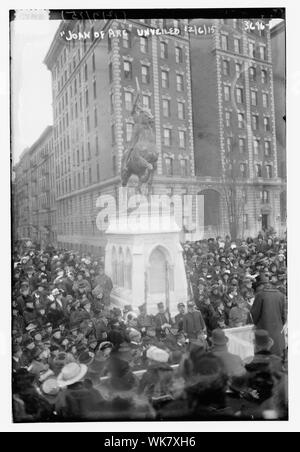 Jeanne d'Arc vorgestellt, 12/15, Monument Stockfoto