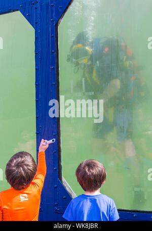 Tauchen tank Diver, tauchen Tank, in Bournemouth, Dorset UK Air Festival im August Stockfoto