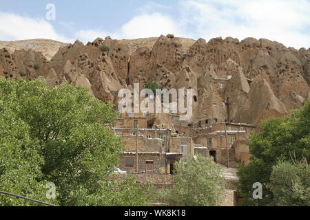 Iran, Kandovan Dorf, Osten Aserbaidschan, in der Nähe von Täbris, Höhlenwohnungen Stockfoto