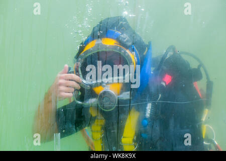 Tauchen tank Diver, tauchen Tank, in Bournemouth, Dorset UK Air Festival im August Stockfoto