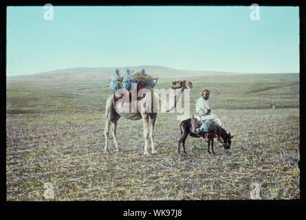 Von Jaffa nach Jerusalem. Geser. Josua 10:33. Ich Kings 9:15. Stockfoto