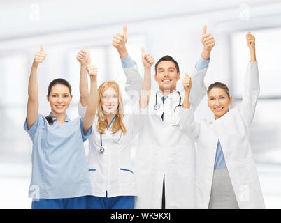 professionelle junge Team oder eine Gruppe von Ärzten Stockfoto