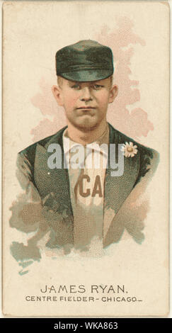 James Ryan, Chicago weiße Strümpfe, Baseball card Portrait Stockfoto