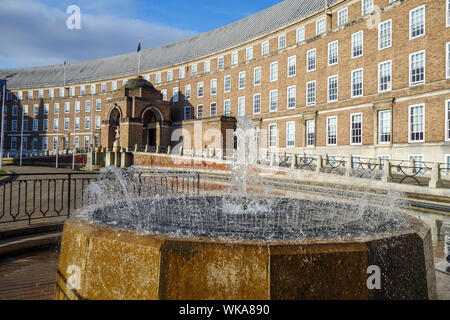 Bristol City Council Building Cabot House College Green Bristol Avon England Stockfoto