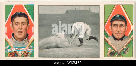 Jak. Delahanty/David Jones, Detroit Tiger Baseball card Portrait Stockfoto