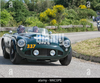 HWM JAGUAR 3.4 SPORT 1954 alten Rennwagen Rallye Mille Miglia 2018 die berühmte italienische historische Rennen (1927-1957) Stockfoto