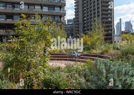 Ein Blick auf die Vorwerk-zustandes in Central London. Stockfoto