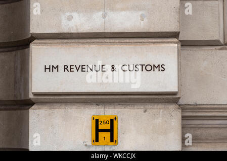 HM Revenue & Zoll Regierungsstellen Great George Street GOGGS große britische Regierung Bürogebäude in Whitehall, Westminster, London. Stockfoto