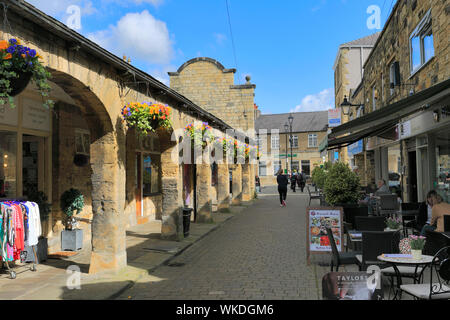 The Shambles Gebäude, Wetherby Stadt, North Yorkshire, England, Großbritannien Stockfoto