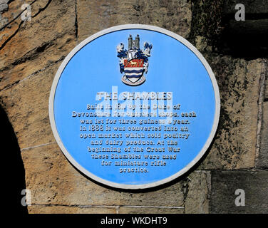 The Shambles Gebäude, Wetherby Stadt, North Yorkshire, England, Großbritannien Stockfoto