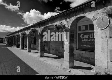 The Shambles Gebäude, Wetherby Stadt, North Yorkshire, England, Großbritannien Stockfoto