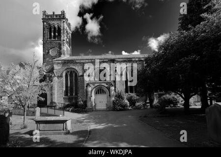 Die Pfarrkirche St. Jakobus, Wetherby Stadt, North Yorkshire, England, Großbritannien Stockfoto