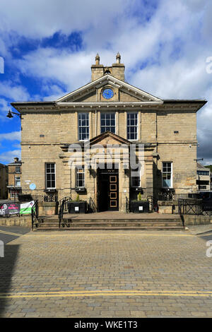 Das Rathaus, Wetherby Stadt, North Yorkshire, England, Großbritannien Stockfoto