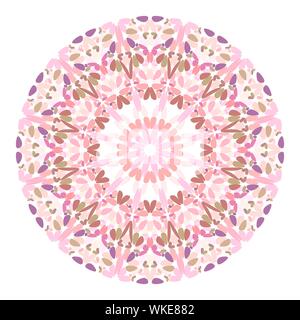 Bunte Blume ornament Mandala - abstrakten geometrischen vektor design Element Stock Vektor