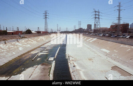 LA Fluss Stockfoto