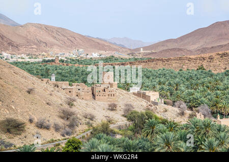 Bild einer Ansicht von Birkat al Schlamm in Oman Stockfoto